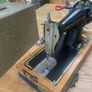 Beautiful Vintage 1950s "Emerald" Hand-Crank Sewing Machine with Case Image 5