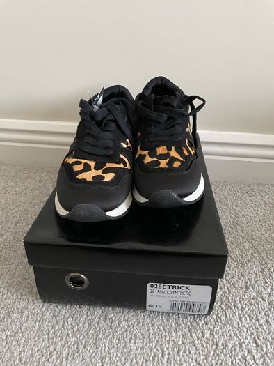 New Dune London Leopard Runners Trainers Uk6 39eur