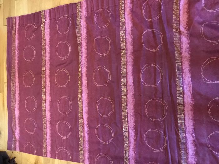 Pre-loved Curtains + 6 seat cushions