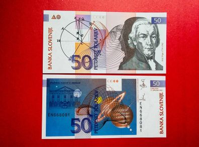 Slovenia  50   Tolarjew   1992    Pick  13a  ( Uncirculated )