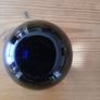 Vintage Heavy Cased Glass Ashtray Deep Cobalt Blue Core Image 3
