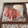 Coca Cola American Menu Special Sign Rare Image 2