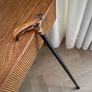 Unique Handmade Walking Stick, Kitty with Celtic Knot Handle, Never Used Image 5