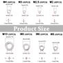360pcs 9 Sizes 304 Stainless Steel Flat Washers Assortment Kit (M2 M2.5 M3 M4 M5 M6 M8 M10 M12) Suitable for Home Decorat Image 3