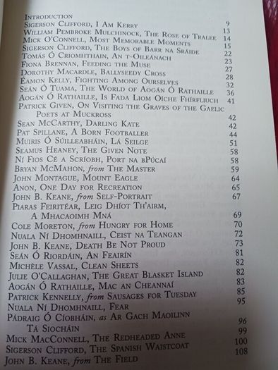 The Kerry  Anthology/ Gabriel Fitzmaurice /1st edition/ 2010