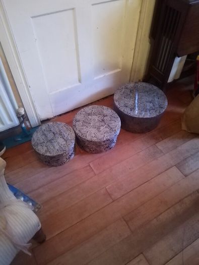 3 storage boxes