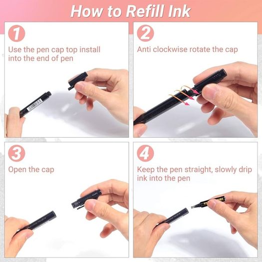 Calligraphy Pens Calligraphy set for Beginners Brush Pens - APOGO 6 Pack Caligraphy Beginners set Caligraphy Pens for Writing, Calligraphy Book, Bullet Journal Accessories, Black Pen Art Writing pens