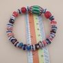 Vintage Venetian Style mix Glass Bead Bracelet Image 5