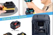 Adapter Converter DM18M Battery Adapter for DEWALT DCB200 DCB205 20V Lithium to MAKITA BL1830