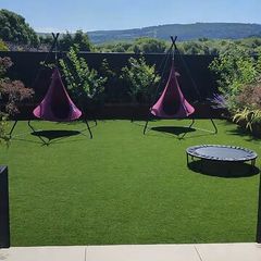 Swing seat stand