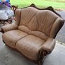 2 Seater Leather Sofa Image 2