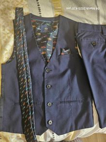 Boys Navy Communion Suit