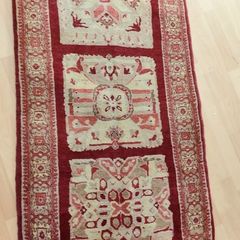 Stylish XL Afghan Ziegler Hand Knotted Runner Rug