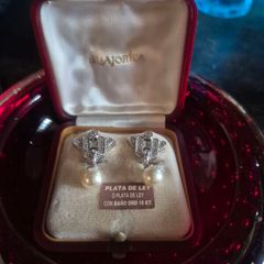 Majorica earrings
