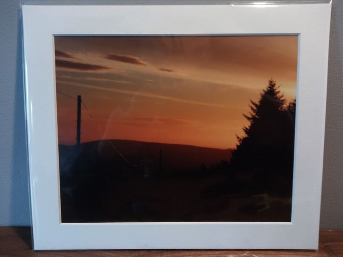 Mounted Original Photography - Sleamaine Sunrise, Wicklow