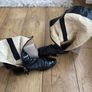 KAREN MILLEN Black Patent Leather Buckle Trim Calf-Length Flat Boots UK 4.5 / EU 37 Image 3