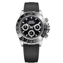 Seiko Daytona Oysterflex Watch Mod 40mm
