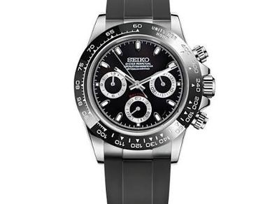 Seiko Daytona Oysterflex Watch Mod 40mm