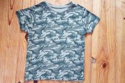 Age 6-7 Green Camo Teeshirt