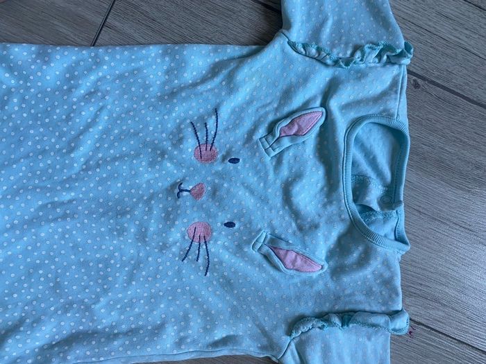 Jojo maman Bebe sleep suit aqua