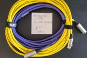 2 XLR patch cables 6M