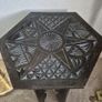 antique Moroccan hexagonal small table Image 3