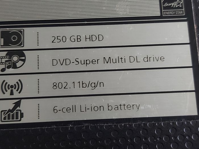 emachines E732 Series 15. inch Laptop, Model ZRDB, Intel Pentium CPU P6200, 2.13GHz, 3GB Ram, 218GB SSD, Windows 7, 64bit, Firefox, Opera, Chrome and VLC
