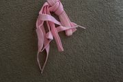 Pink shoe laces