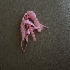 Pink shoe laces