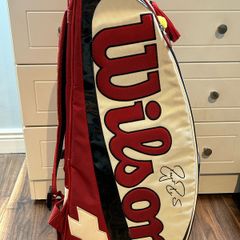 WILSON Limited Edition ROGER FEDERER Signature Tennis 6/7 Racket Backpack