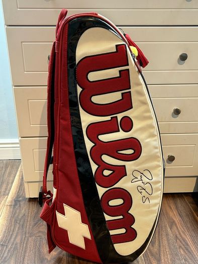 WILSON Limited Edition ROGER FEDERER Signature Tennis 6/7 Racket Backpack