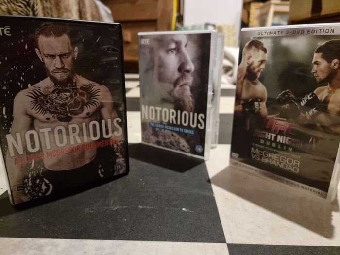 Conor Mcgregor 3 DVDs
