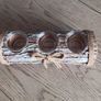 Rustic Log Tealight Holder Image 2