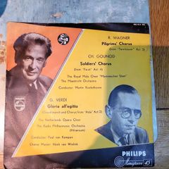 Philips Minigroove Pilgrims Chorus Soldiers Chorus Gloria Al Egitto 7 inch