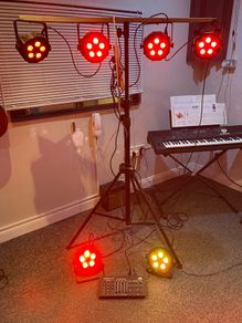 Stage lighting set