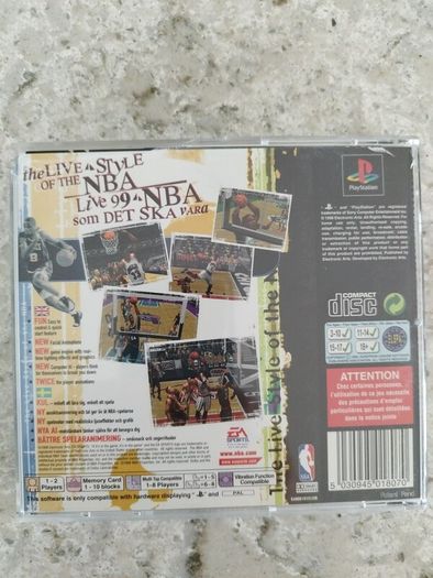 NBA Live 99 PS1 Playstation