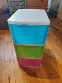 Plastic drawers