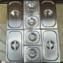 8x Vogue Stainless Steel Gastronorm Tray 150mm Image 2
