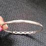 Stg Silver Cubic Zirconia Bangle Image 5