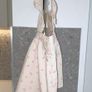 Girls Cream & Pink Pinafore Dress from GAP Age 3 / EU  98 cm Image 5