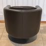 Original Natuzzi Italia "Liu" Leather Swivel Armchair - Excellent Condition Image 10