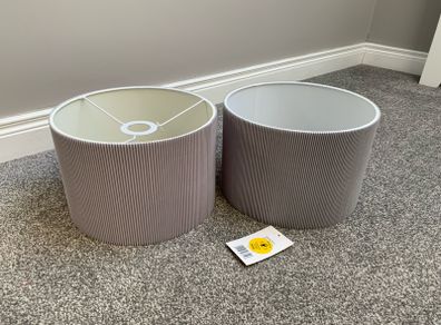 grey lamp shades