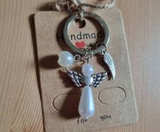 Angel Keyring Hand Crafted