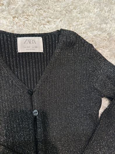 Zara black/golden cardigan (6-7/120cm)