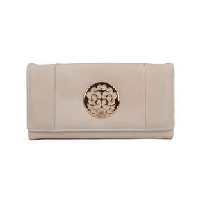 New Stylish Beige - Vintage Female Metal Wallet Card Holder