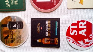 Beer Mats Mixed.