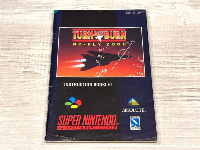 Turn and Burn: No Fly Zone for Nintendo SNES - Boxed