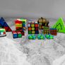 Pre Owned 12 Piece Puzzle, Speed Cube & Fidget Toy Bundle Image 2