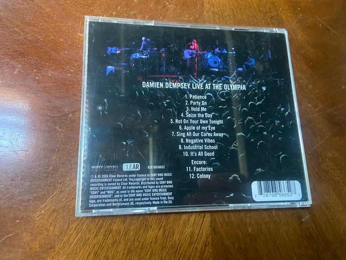 Damien Dempsey Live at the Olympia CD