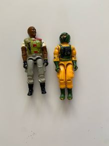 Vintage GI Joe / Action Force Figures - Airtight & Roadblock (1985/1986)